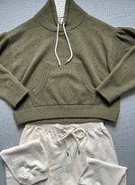 Madison Lounger - Army/ecru