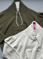 Madison Lounger - Army/ecru