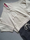 Madison Lounger - Ecru/pink