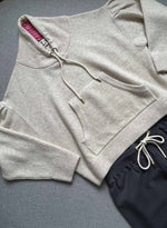 Madison Lounger - Ecru/pink