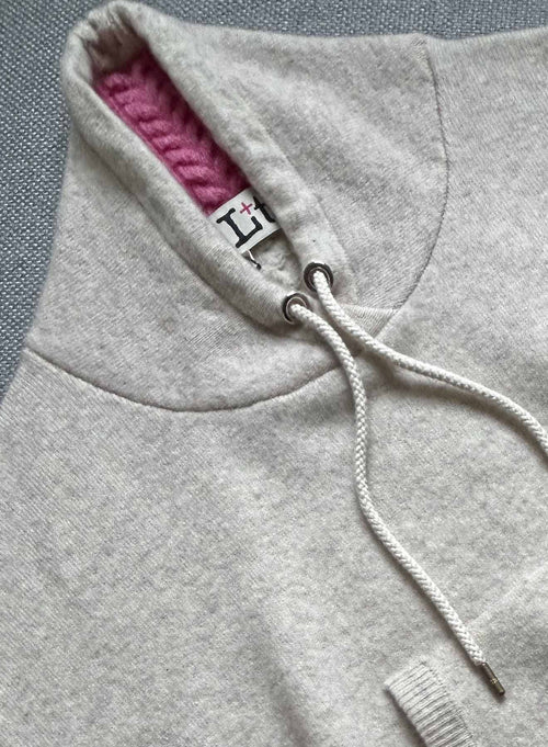 Madison Lounger - Ecru/pink