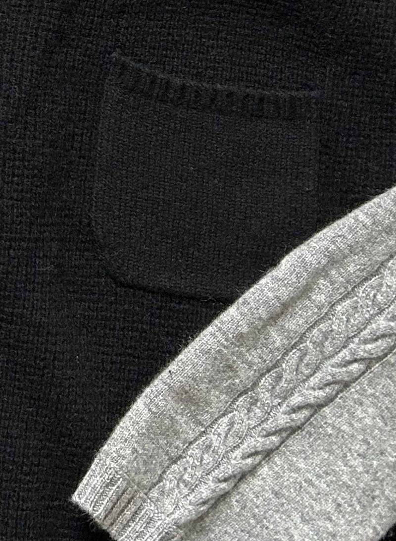 Vested Vee - Black/grey