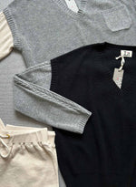 Vested Vee - Black/grey
