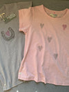 Graphic Ava Tee - Blush Hearts Crystal