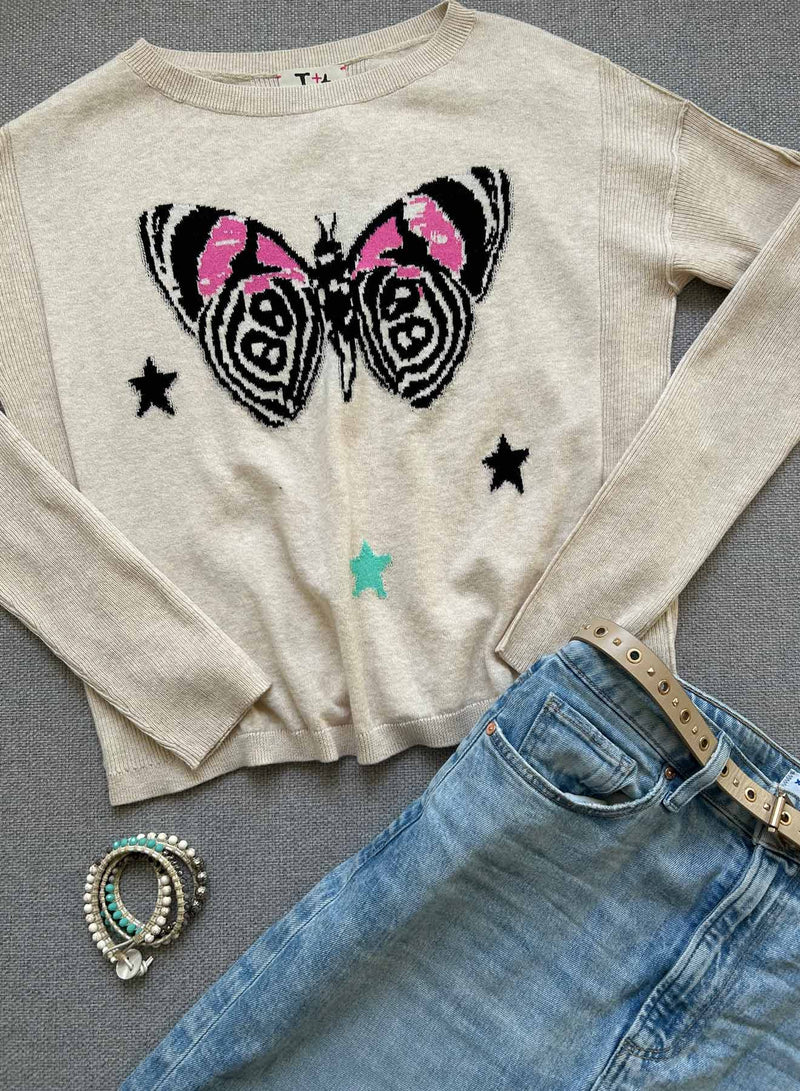 Trippy Wings Scoop - Ecru
