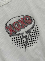 Graphic Ava Tee - White XOXO Crystal