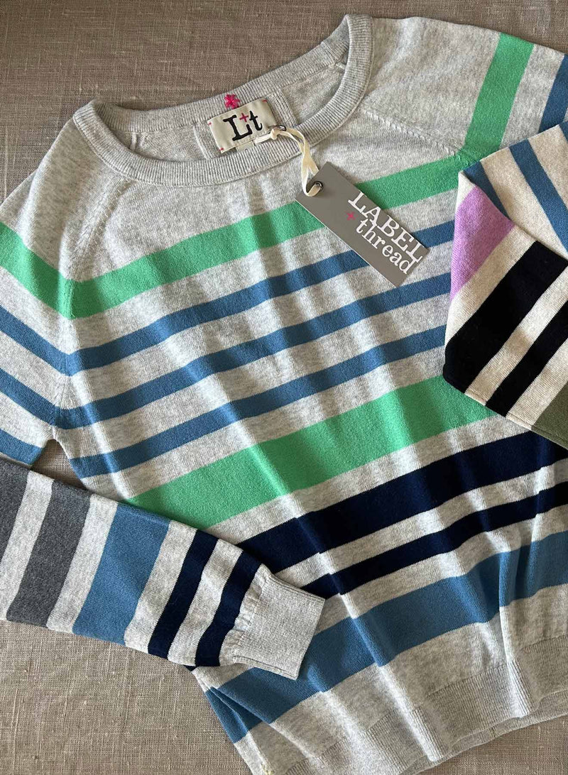 Debbie Stripe - Blue Multi
