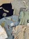 Graphic Ava Tee -   Denim Beach Bum