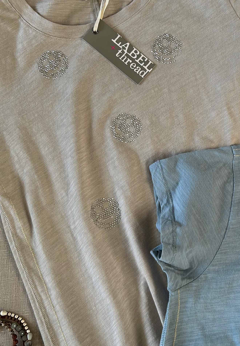 Graphic Ava Tee - Stone Smiles Crystal