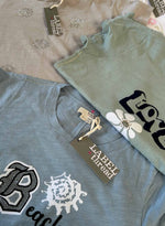 Graphic Ava Tee -   Denim Beach Bum