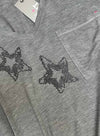Graphic Harper Vee - Grey Star Charms