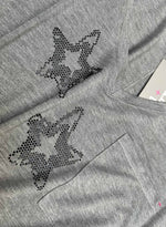 Graphic Harper Vee - Grey Star Charms