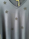 Graphic Harper Vee - Navy Star Crystal