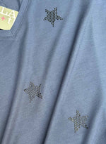 Graphic Harper Vee - Navy Star Crystal