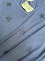 Graphic Harper Vee - Navy Star Crystal