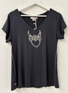 Graphic Harper Vee - Black Heart Locket