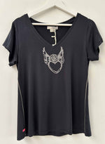 Graphic Harper Vee - Black Heart Locket