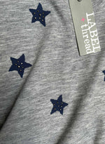 Graphic Ava Tee - Grey Starburst Crystal