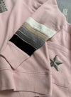 Track Sweatshirt - Blush Multi