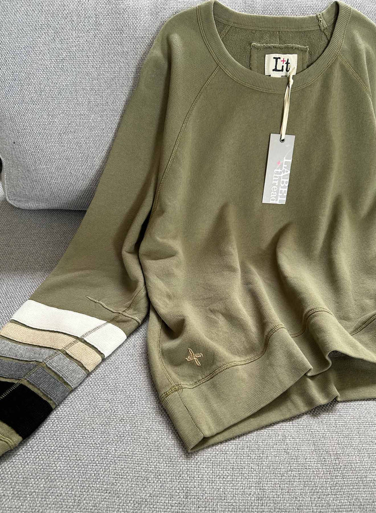 Track Sweatshirt - Fatigue Multi