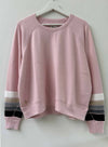 Track Sweatshirt - Blush Multi