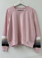 Track Sweatshirt - Blush Multi