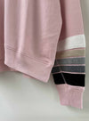 Track Sweatshirt - Blush Multi