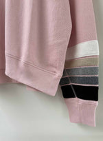 Track Sweatshirt - Blush Multi