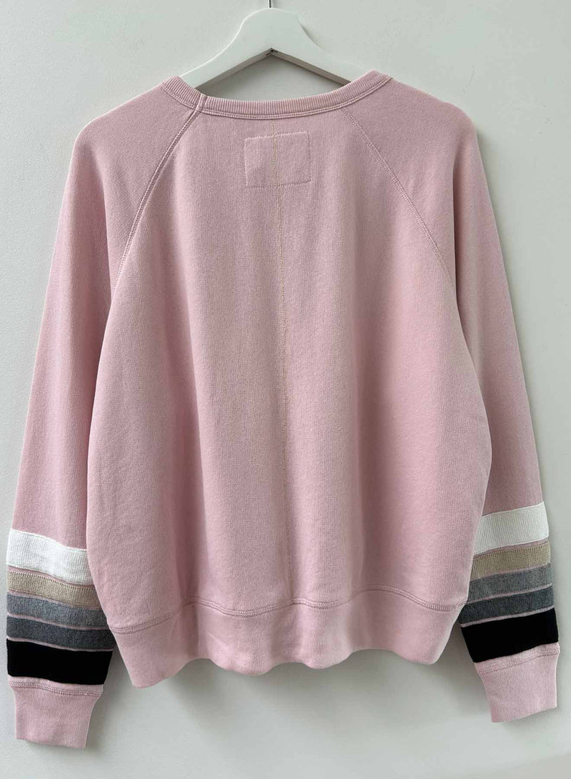 Track Sweatshirt - Blush Multi
