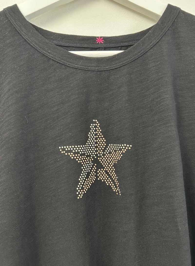Graphic Ryder Tee - Black Vintage Star