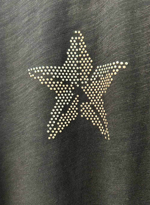 Graphic Ryder Tee - Black Vintage Star