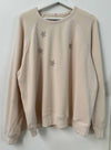 Graphic Cabin Sweatshirt - Ecru Stars