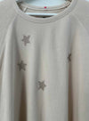 Graphic Cabin Sweatshirt - Ecru Stars