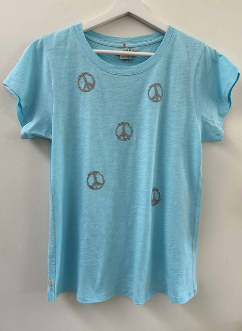 Graphic Ava Tee - Pool Peace Rain