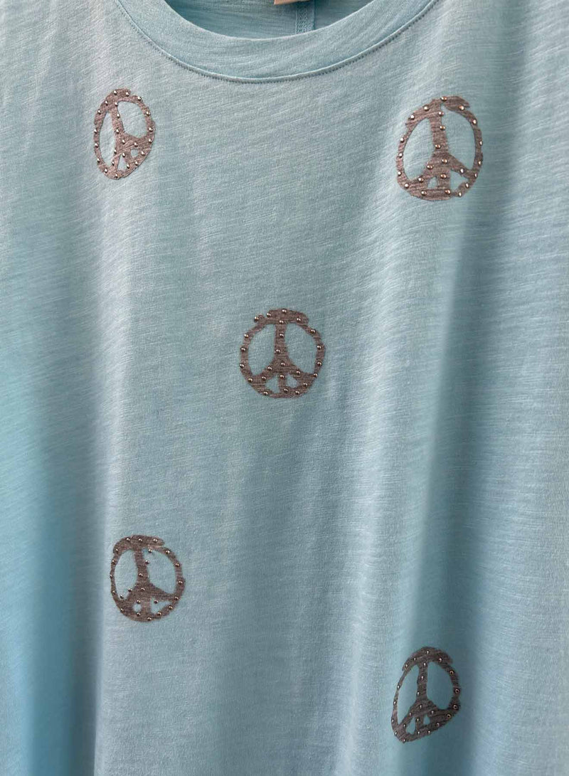 Graphic Ava Tee - Pool Peace Rain
