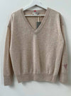 CORE Cashmere BF Vee - Oatmeal Heart