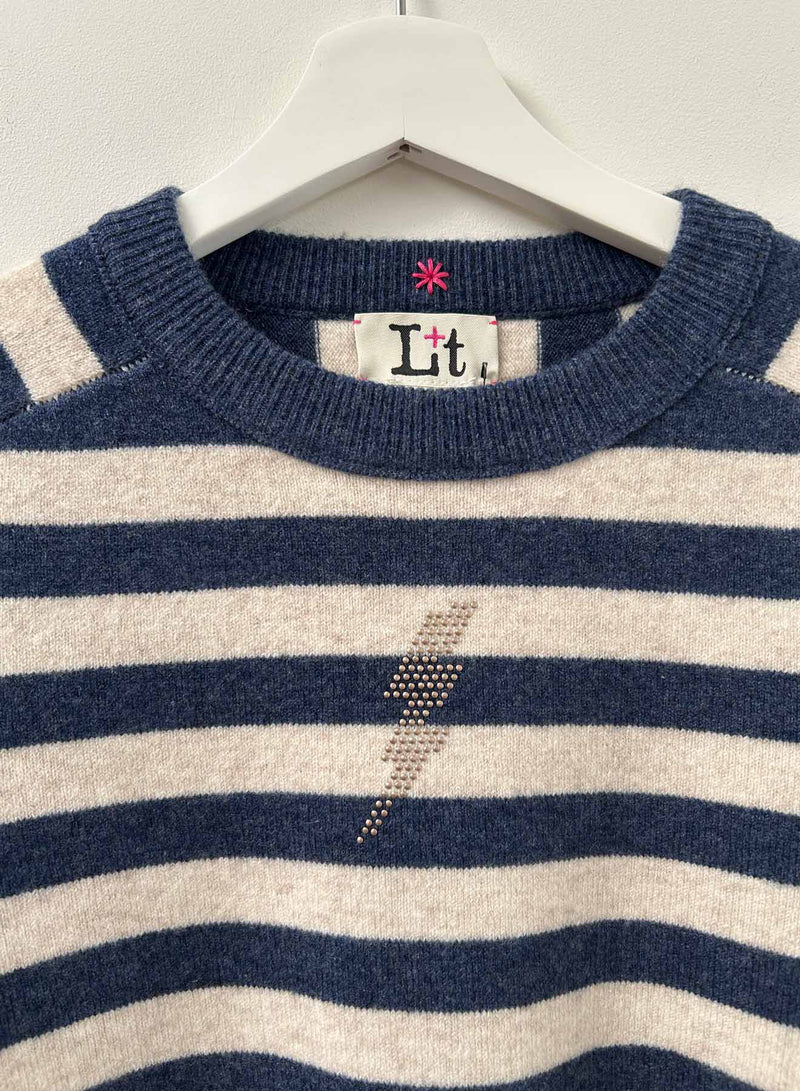 Bandit Cozy Crew - Ecru/navy ST