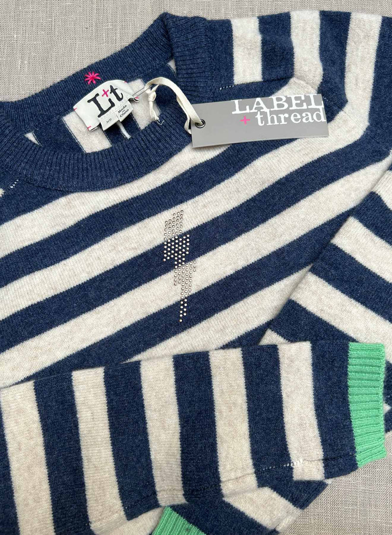 Bandit Cozy Crew - Ecru/navy ST