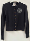 Texas Rose Cardigan - Black