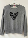 Tiger Heart Crew - Grey/black CR