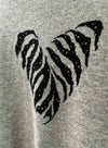 Tiger Heart Crew - Grey/black CR