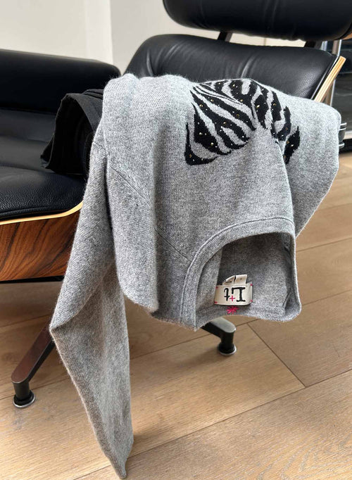 Tiger Heart Crew - Grey/black CR