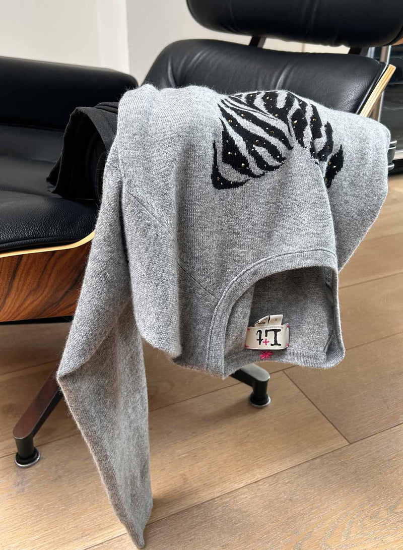 Tiger Heart Crew - Grey/black CR
