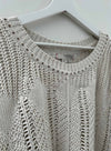 Lyla Cable Sweater - Stone Stud