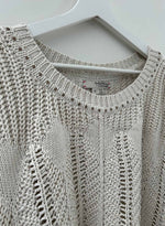 Lyla Cable Sweater - Stone Stud