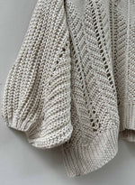 Lyla Cable Sweater - Stone Stud