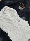 Lyla Cable Sweater - Stone Stud