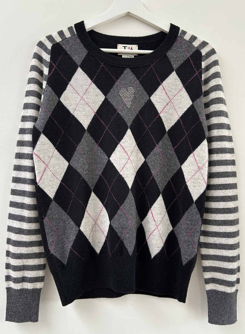 Diamond Heart Crew - Black Heart