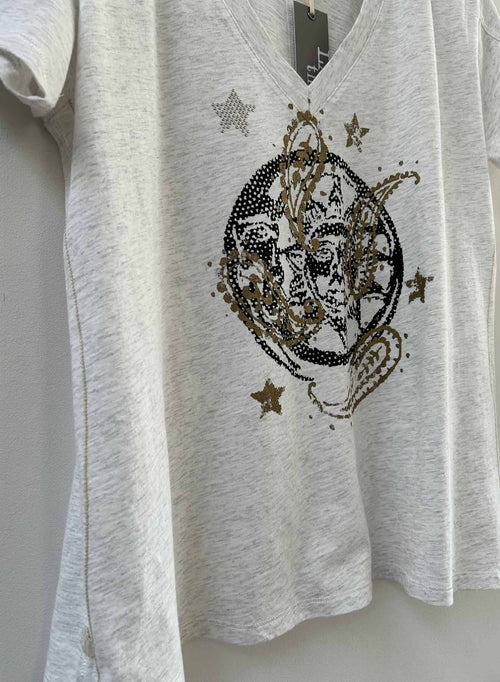 Graphic Rebel Vee - Snow Moon Sun Crystal