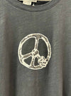 Graphic Norma Tee - Black Peace Crystal